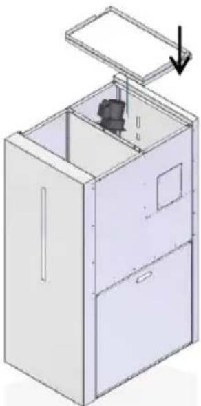 Baxi CBP Matic 18 - Installing the storage unit on the left side of the boiler - 36