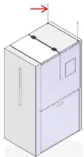 Baxi CBP Matic 18 - Installing the storage unit on the left side of the boiler - 1