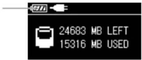 24683 MB LEFT 15316 MB USED