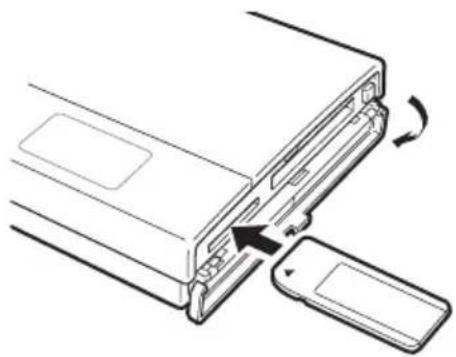 SONY HDPS-M10 - Inserting the "Memory Stick" - 1