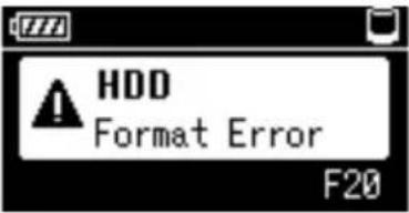 SONY HDPS-M10 - Error Messages - 13