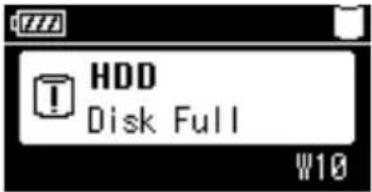 SONY HDPS-M10 - Error Messages - 8