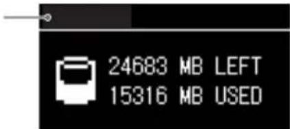 24683 MB LEFT 15316 MB USED