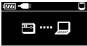 System interface icons showing battery, charging plug, and connected devices