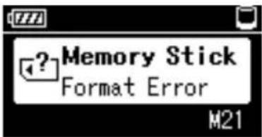 SONY HDPS-M10 - Error Messages - 3