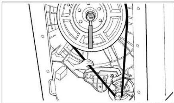 LG WD-10490SV - PULLEY, MOTOR, DAMPER - 1