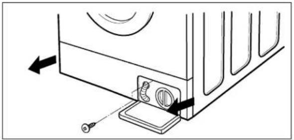 LG WD-10490SV - LOWER COVER - 1