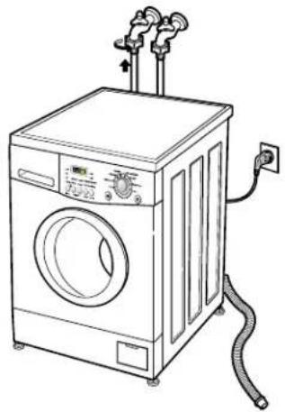 LG WD-10490SV - ■ HOW TO CONNECT INLET HOSE - 1