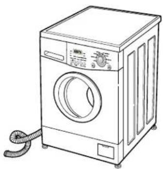 LG WD-10490SV - ■ CONNECT DRAIN HOSE - 1
