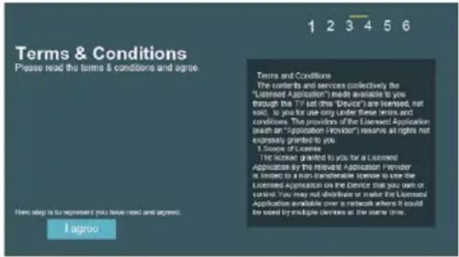 Vivax TV-49UHD96T2S2SM - Чекор 3: Terms &amp; Conditions (Услови за користење) - 1