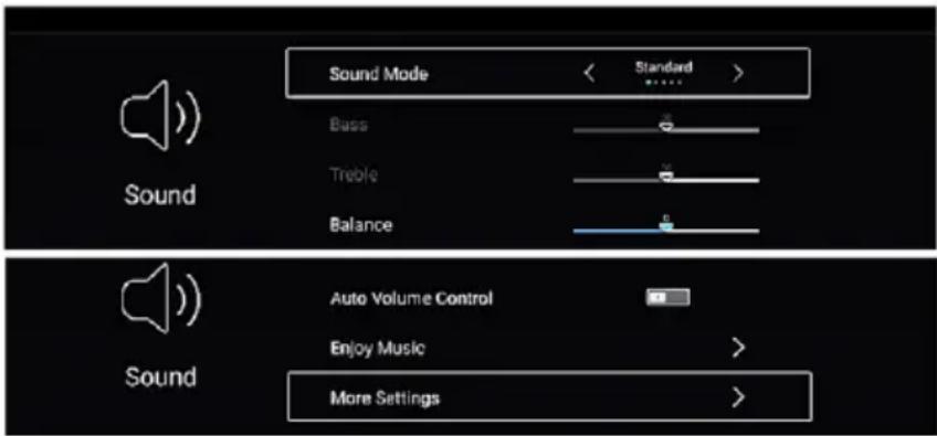 Vivax TV-32LE95T2S2SM - Sound Mode (Mënyra e Zërit) - 1