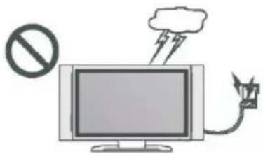 Diagram showing a computer monitor with a prohibition symbol, lightning, and power plug, likely illustrating a basic safety or monitoring concept.