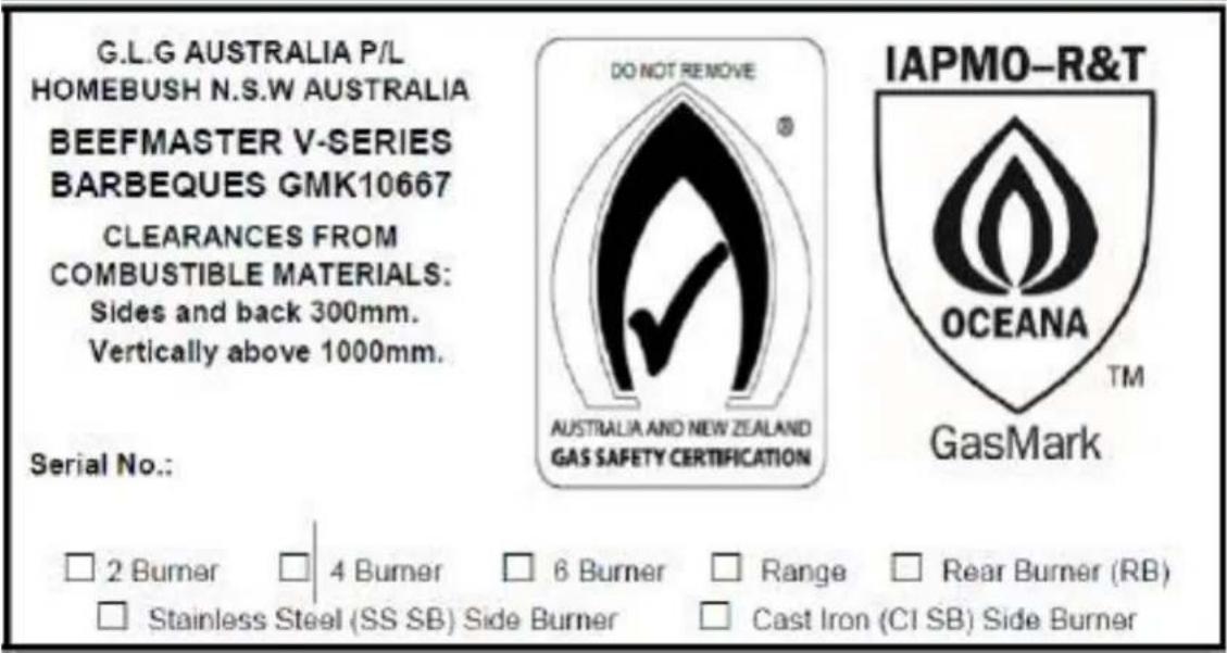 Beefmaster V Series G2BV - FOR USE WITH UNIVERSAL LPG - 1