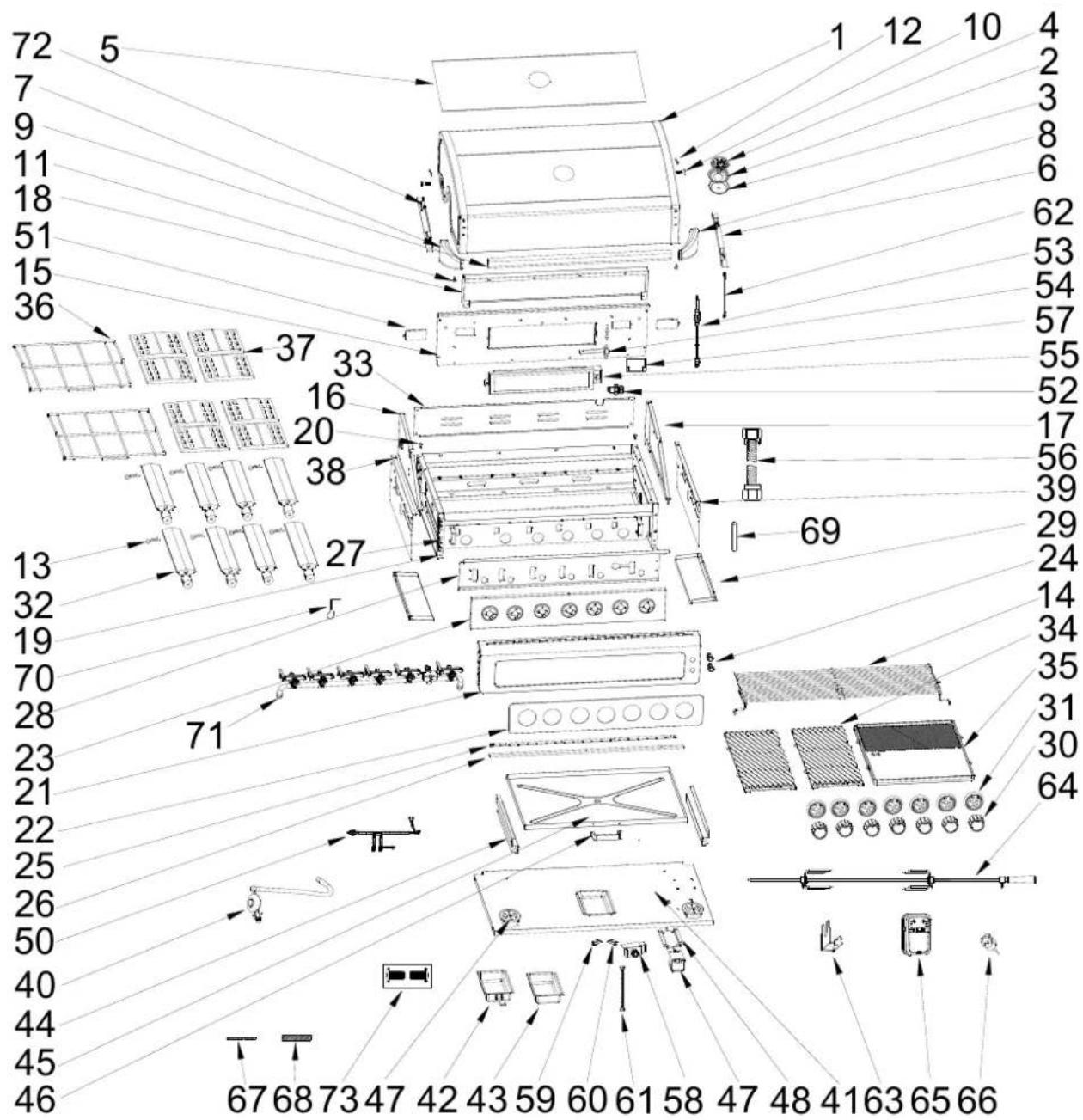 Beefmaster V Series G2BV - Spare parts (continued) - 1