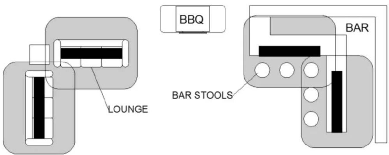 LOUNGE BBQ BAR STOOLS BAR