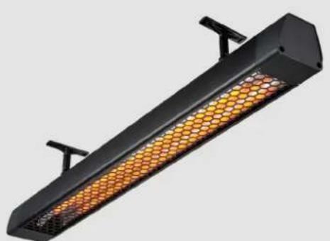 Exterior view of a black rectangular LED array with hexagonal pattern (no text or symbols)