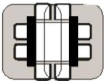 Pure electrical circuit lines without any symbols