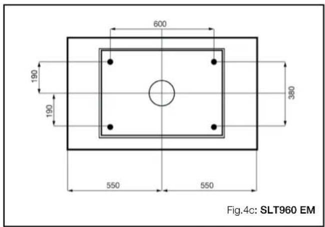 600 190 190 380 550 550 Fig.4c: SLT960 EM