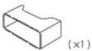 JVC KD-X155 - Part list for installation - 3