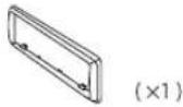 JVC KD-X155 - Part list for installation - 2