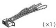 JVC KD-R497 - Part list for installation - 5