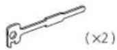 JVC KD-R497 - Part list for installation - 3