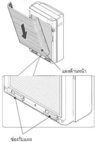 分辨ด้านหน้า ช่องรับผง