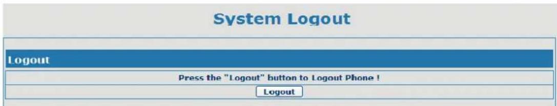Fanvil BW210P - Logout - 1