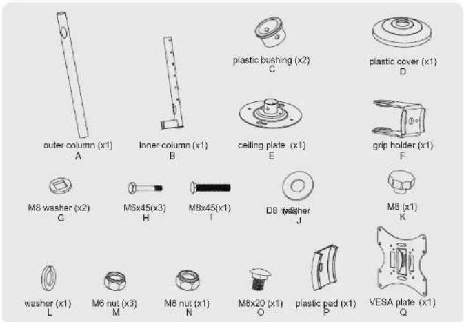 Pyle PCTVM15 - Component Checklist - 1