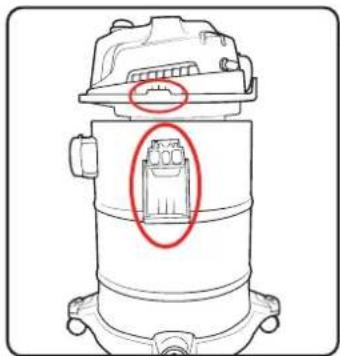 Ozito VWD-1220S - Attaching The Motor Unit - 1