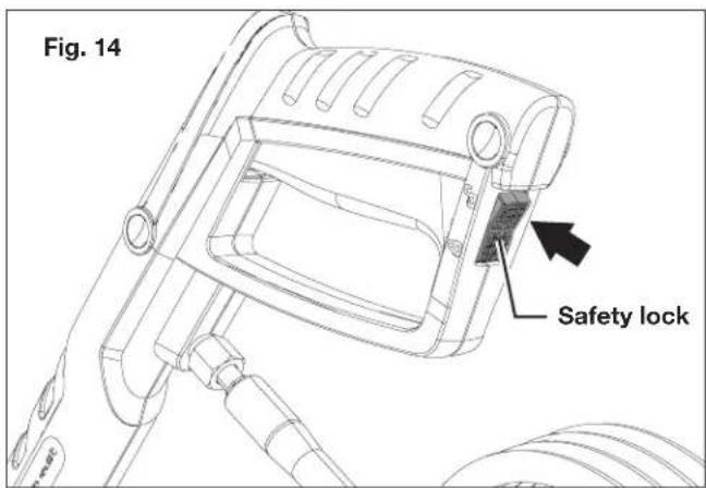 Fig. 14 Safety lock