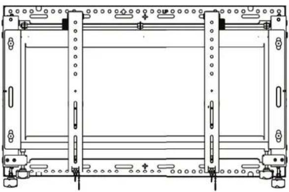 Edbak VWPOP65-P - MULTIPLE DISPLAYS ASSEMBLY- USE OF OPTIONAL SPACERS - 2