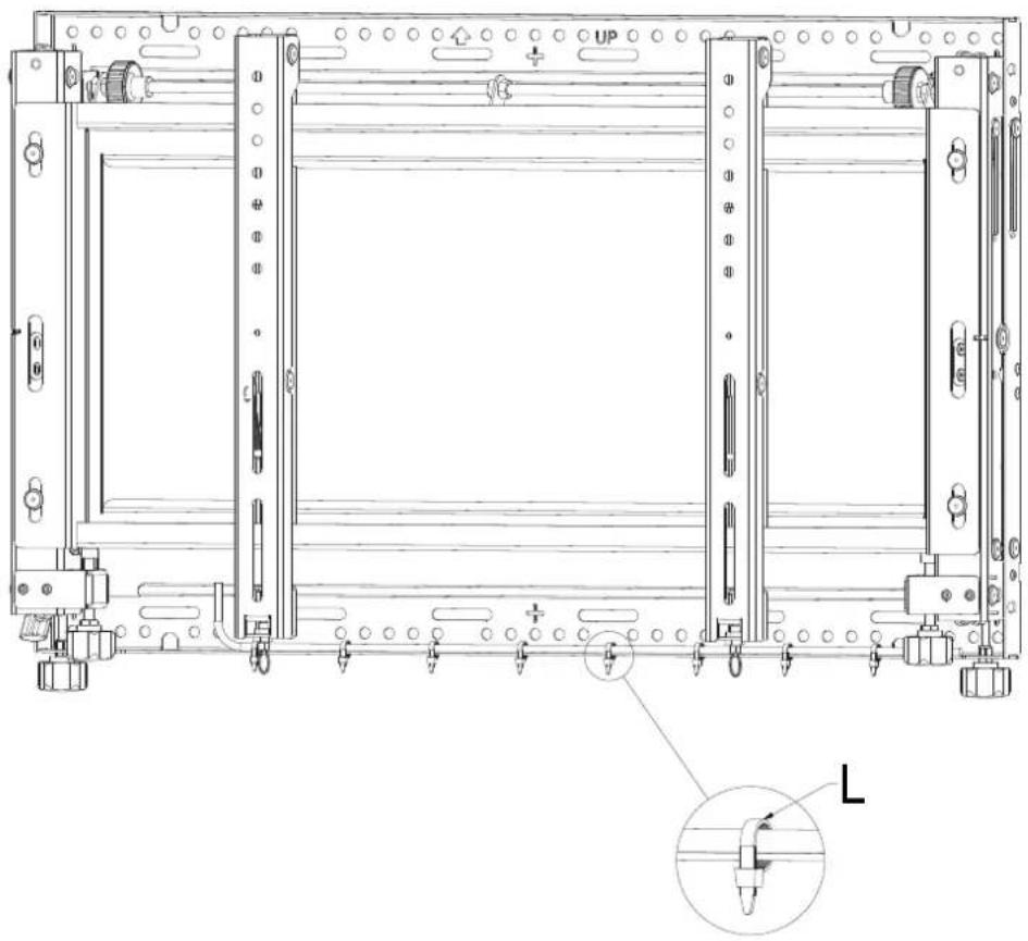 Edbak VWPOP65-P - CABLE MANAGEMENT - 1