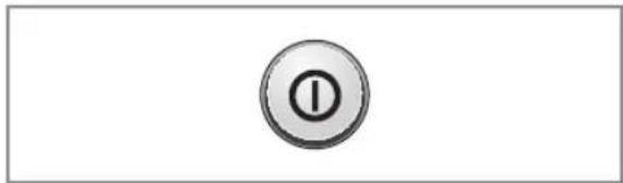 Simple circular button with a black symbol, no text or labels present