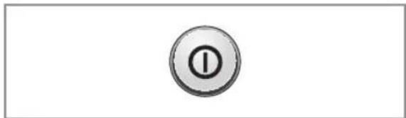 Simple circular button with a black symbol inside, no text or labels present.