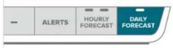 LA CROSSE TECHNOLOGY V10V2 - Daily and Hourly Forecast Buttons - 1