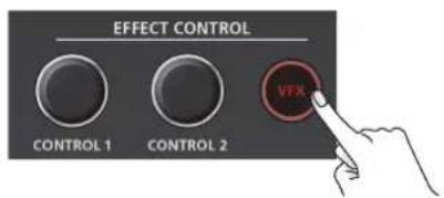 EFFECT CONTROL CONTROL 1 CONTROL 2 VFX
