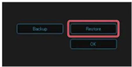 Backup Restore OK