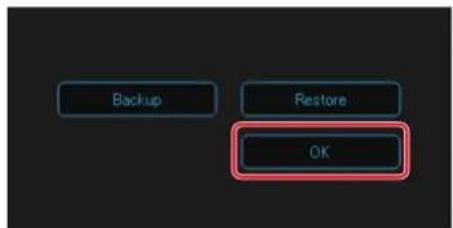 Backup Restore OK