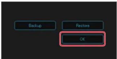 Backup Restore OK