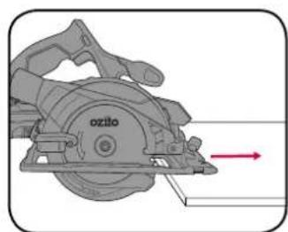Ozito PX6PAK-650 - MAKING A CUT 6. BLADE FITMENT - 5