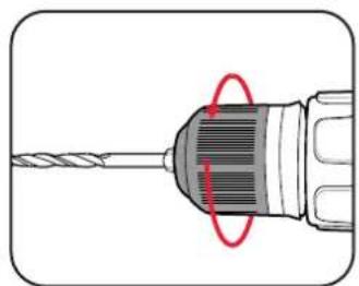 Ozito PX6PAK-650 - Installing a Drill Bit - 3