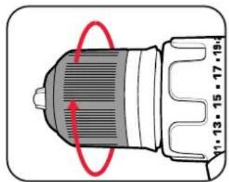 Ozito PX6PAK-650 - Installing a Drill Bit - 1