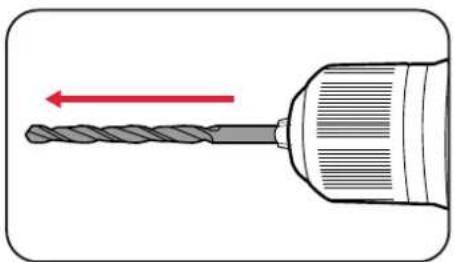 Ozito PX6PAK-650 - Installing a Drill Bit - 4