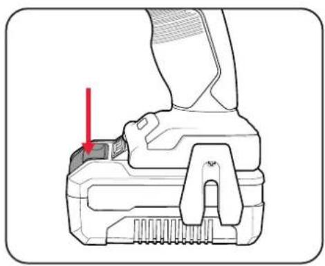 Ozito PX6PAK-650 - Removing the Battery Pack - 1