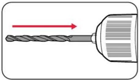 Ozito PX6PAK-650 - Installing a Drill Bit - 2