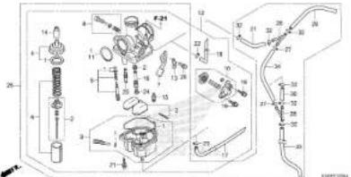 Honda TMX125α (2015) - Fuel hose, general purpose hoses and vinyl hose - 19