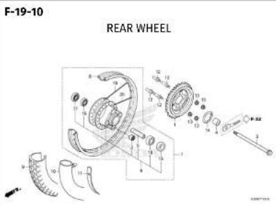 Honda TMX125α (2015) - Fuel hose, general purpose hoses and vinyl hose - 32