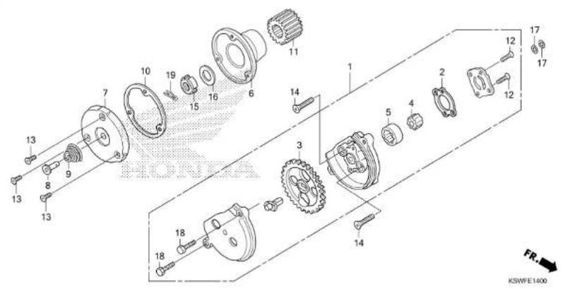 Honda TMX125α (2015) - Fuel hose, general purpose hoses and vinyl hose - 64