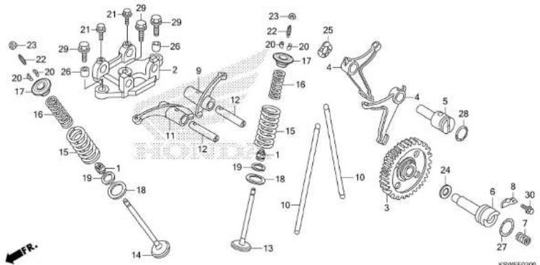 Honda TMX125α (2015) - Fuel hose, general purpose hoses and vinyl hose - 61